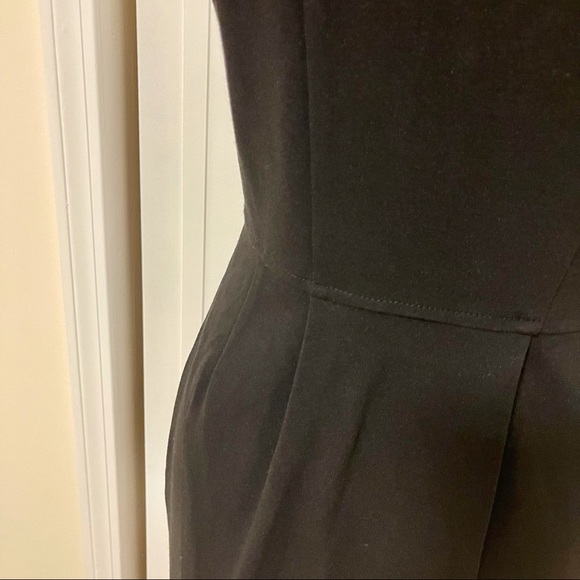 DIANE VON FURSTENBERG Charo Dress Military Black Gold Buttons Short Sleeves 8 - Picture 12 of 13